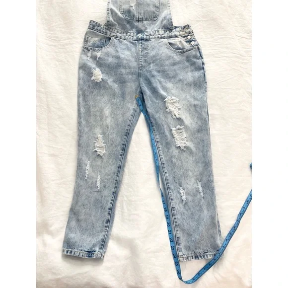 Forever 21 Ripped Overalls - Picture 5 of 11
